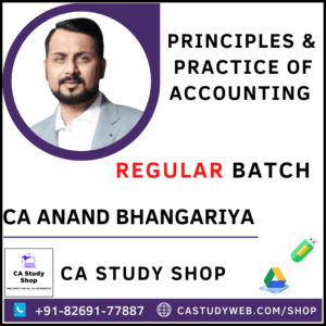 CA Anand Bhangariya Pendrive Classes Foundation Accounts