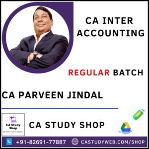 CA Parveen Jindal Pendrive Classes Inter Accounts