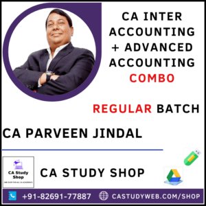 CA Inter Accounting & Advanced Accounting Combo by CA Parveen Jindal