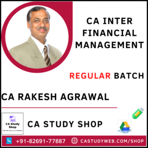 CA Rakesh Agrawal Pendrive Classes Inter FM
