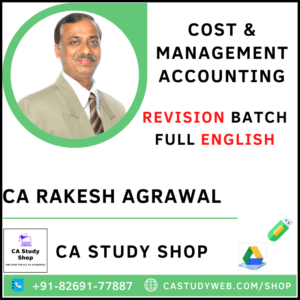 CA Rakesh Agrawal Pendrive Classes Inter Costing Revision