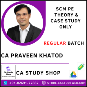 SCMPE Theory Lectures by CA Praveen Khatod
