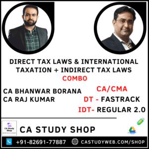 DT IDT Combo CA Final by CA Bhanwar Borana & CA Raj Kumar