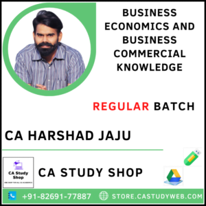 CA Harshad Jaju Pendrive Classes Foundation Economics