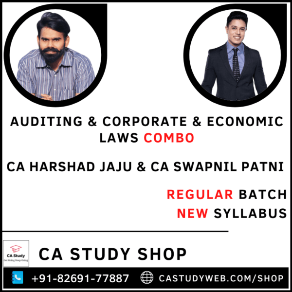 Auditing Corporate Economic Laws Combo Regular by CA Harshad Jaju CA Swapnil Patni