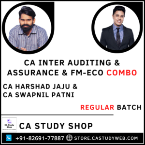 CA Inter Audit and FM Eco Combo by CA Swapnil Patni and CA Harshad Jaju