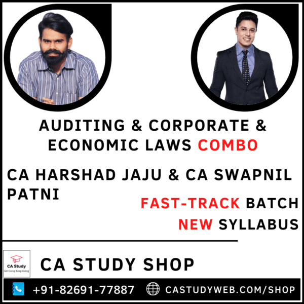 Auditing Corporate Economic Laws Combo Fastrack By CA Harshad Jaju CA Swapnil Patni