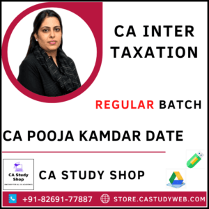 CA Pooja Kamdar Inter Taxation SPC