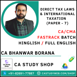 CA Bhanwar Borana Pendrive Classes DT Fastrack