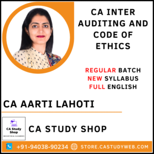Inter Audit Regular Full English by CA Aarti Lahoti