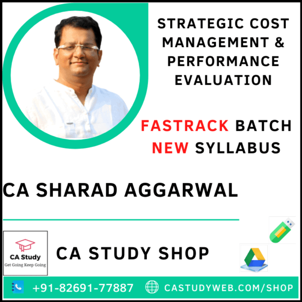 CA Sharad Agrawal Pendrive Classes SCM PE Fastrack