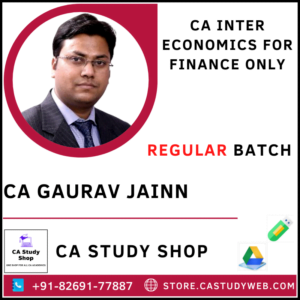 CA Gaurav Jain Pendrive Classes Eco for Finance Regular