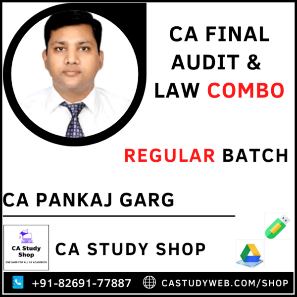 CA Pankaj Garg Pendrive Classes Audit Law Combo