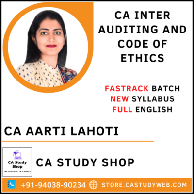 CA Aarti Lahoti Inter Audit Fastrack