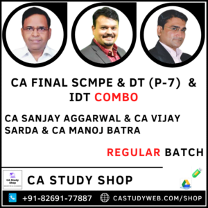SCMPE DT IDT Combo by CA Sanjay Aggarwal CA Vijay Sarda & CA Manoj Batra