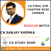 CA Sanjay Khemka Pendrive Classes Exclusive SFM Chapter Wise Combos