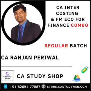 CA Ranjan Periwal Pendrive Classes Inter Costing FM Eco Combo