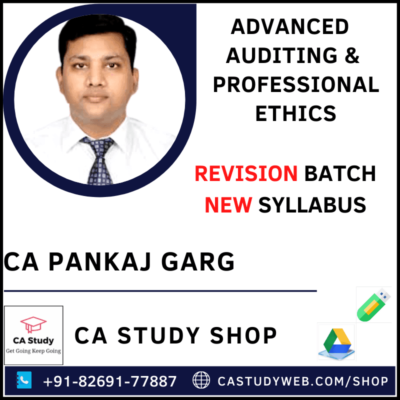 CA Pankaj Garg Pendrive Classes Best Audit Revision Classes