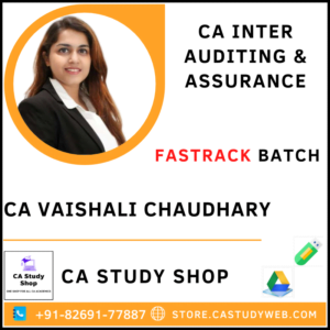 Audit by Vaishali Inter Audit Fastrack Batch