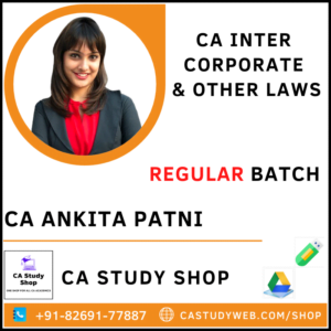 CA Ankita Patni Pendrive Classes Inter Law