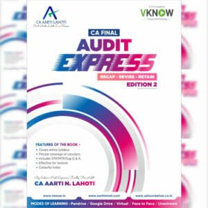 CA Final Audit Express Revision Book by CA Aarti Lahoti