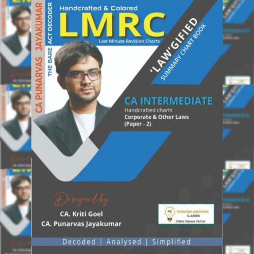 CA Inter Law Chart Book by CA Punarvas Jayakumar