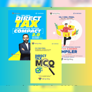 CA Final Direct Tax Compact and QA Compiler MCQ Book Combo By CA Bhanwar Borana