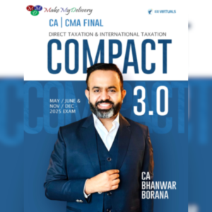 CA Final Direct Tax Compact Book By CA Bhanwar Borana