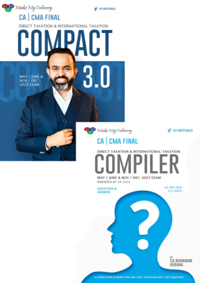 CA Final Direct Tax Compact and Compiler By CA Bhanwar Borana