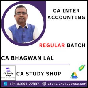 CA Bhagwan Lal Pendrive Classes Inter Accounting