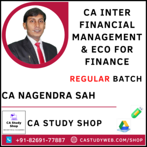 CA Nagendra Sah Pendrive Classes FM Eco