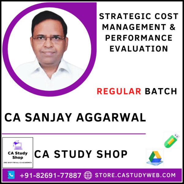 CA Sanjay Aggarwal Pendrive Classes Exclusive SCMPE Regular