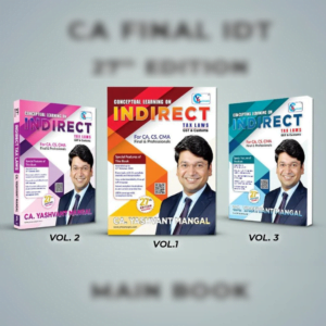 CA Final IDT Book Set by CA Yashvant Mangal
