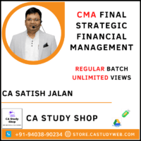 CA Satish Jalan CMA SFM Regular Batch