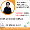 Prof. Archana Khetan SFM Rapid Batch