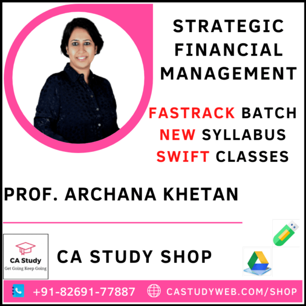 Prof. Archana Khetan SFM Fastrack Pendrive Classes