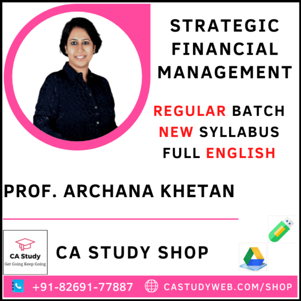 Prof. Archana Khetan SFM Pendrive Full English Regular Batch.