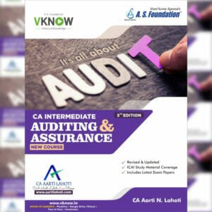 CA Aarti Lahoti Inter Audit Book