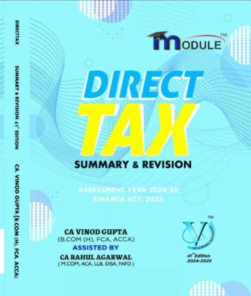 CA Final DT Summary Book by CA Vinod Gupta