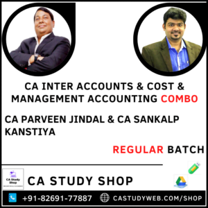 Accounts Cost Combo by CA Parveen Jindal CA Sankalp Kanstiya