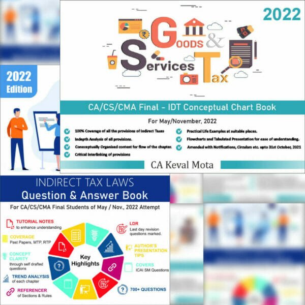 CA Keval Mota IDT Chart Book and Question Answer Book Combo