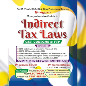 Bangar Book on CA Final Indirect Tax Laws