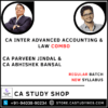 Inter Adv Accounts Law Combo by CA Parveen Jindal CA Abhishek Bansal