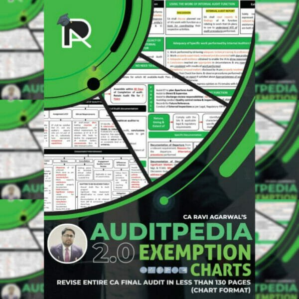 CA FINAL AUDITPEDIA EXEMPTION CHARTS 2.0 By CA RAVI AGARWAL