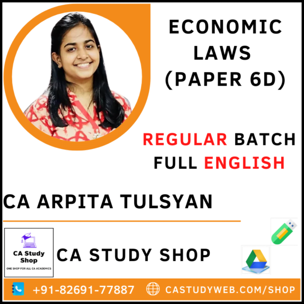 CA Arpita Tulsyan Pendrive Classes Economic Law