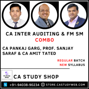 CA Pankaj Garg Prof Sanjay Saraf CA Amit Tated Audit FM SM Combo