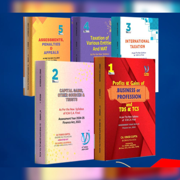 CA Final Direct Taxes Books By Vinod Gupta