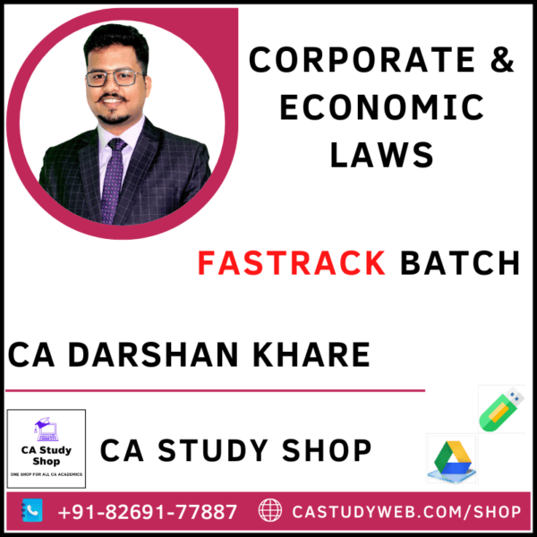 CA Darshan Khare Pendrive Classes Final Law Fastrack
