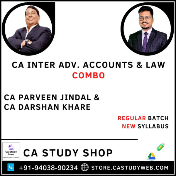 CA Parveen Jindal CA Darshan Khare Adv Acc Law Combo