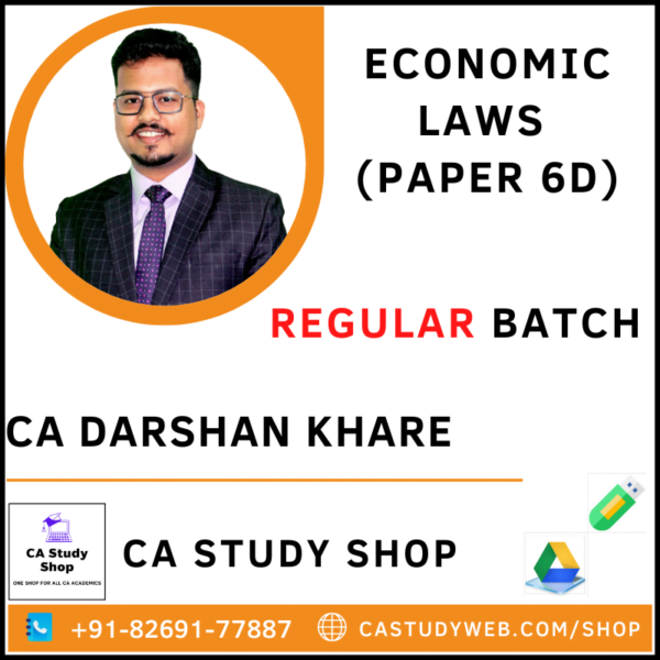 CA Darshan Khare Pendrive Classes Economic Law